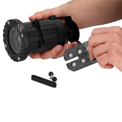 Instalatie de exterior, proiector laser, 20 moduri de iluminare multicolor