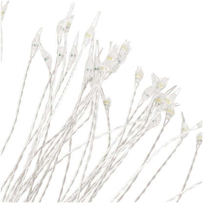 (DL) Instalatie lumina decorativa STAR cu 100 LED-uri, diametru 40cm, telecomanda, iluminare multicolora