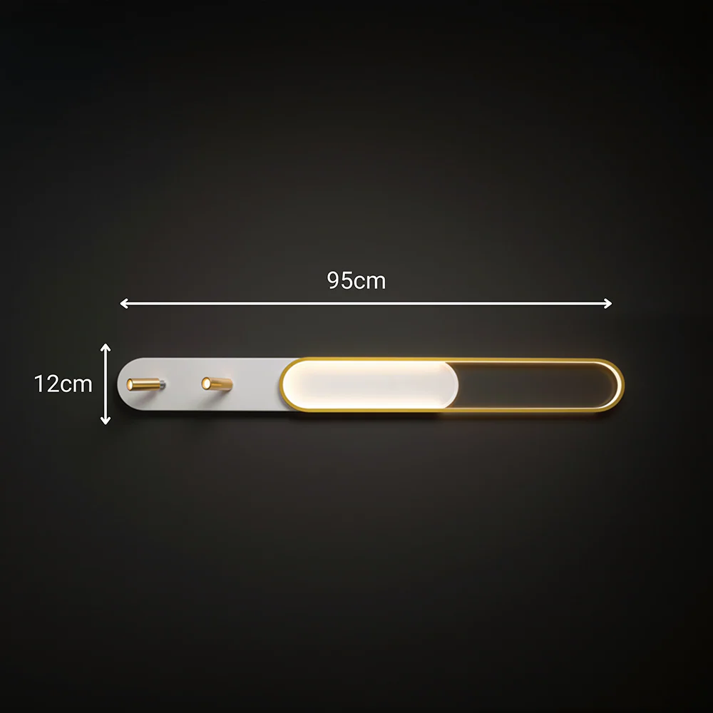 Lustra LED cu Proiector Reglabil FISSO Camilla, 69W, lumina Rece/Calda/Neutra, Auriu Lucios