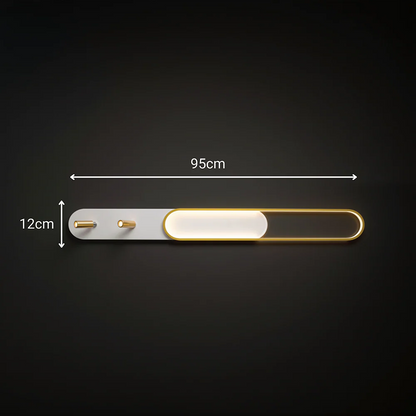 Lustra LED cu Proiector Reglabil FISSO Camilla, 69W, lumina Rece/Calda/Neutra, Auriu Lucios