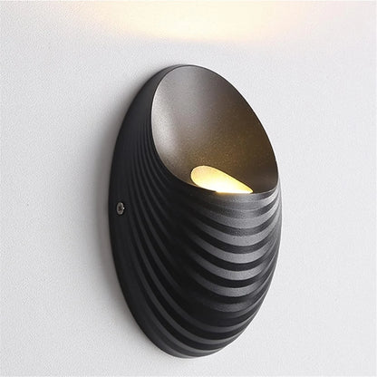 Aplica Exterior Shell, 5W, 3000K, Negru