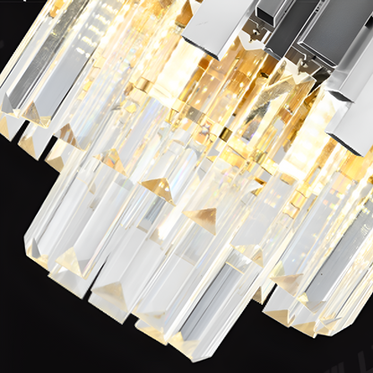 Candelabru Cristal BLOIS Eleganza 8xE14, Diametru 49cm, Argintiu, Inaltime Reglabila – culoare argintie, 49 cm – RegalSt