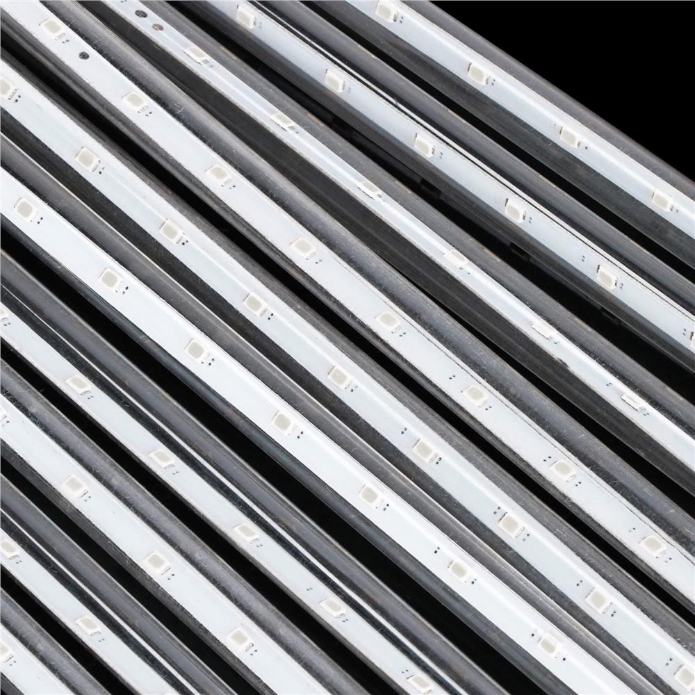 Instalatie de Craciun, 10 tuburi, 50cm, 480 LED, ploaie de meteoriti, albastru