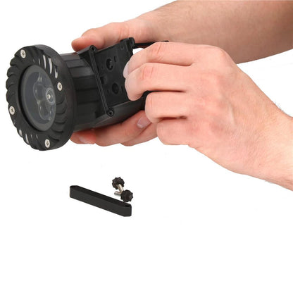 Instalatie de exterior, proiector laser, 20 moduri de iluminare multicolor