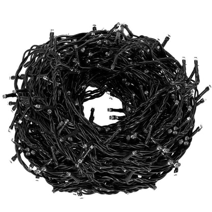 Instalatie lumini pentru bradul de Craciun, 25,5 metri, 300 LED-uri cu flash, albastru