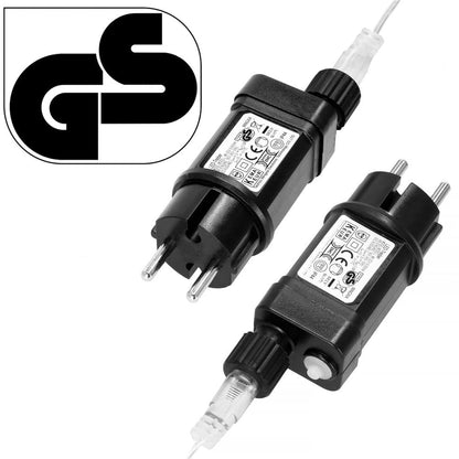 Instalatie lumina decorativa cu 500 LED-uri, 48m, iluminare galbena