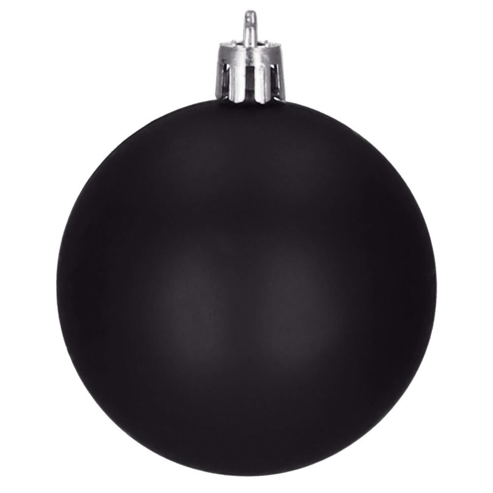 Set globuri de Craciun, 36 bucati, 3 modele, 3cm, negru