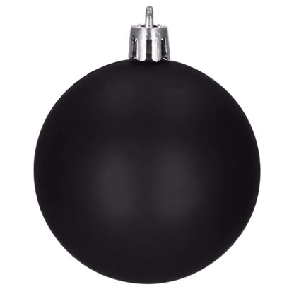 Set globuri de Craciun, 36 bucati, 3 modele, 3cm, negru