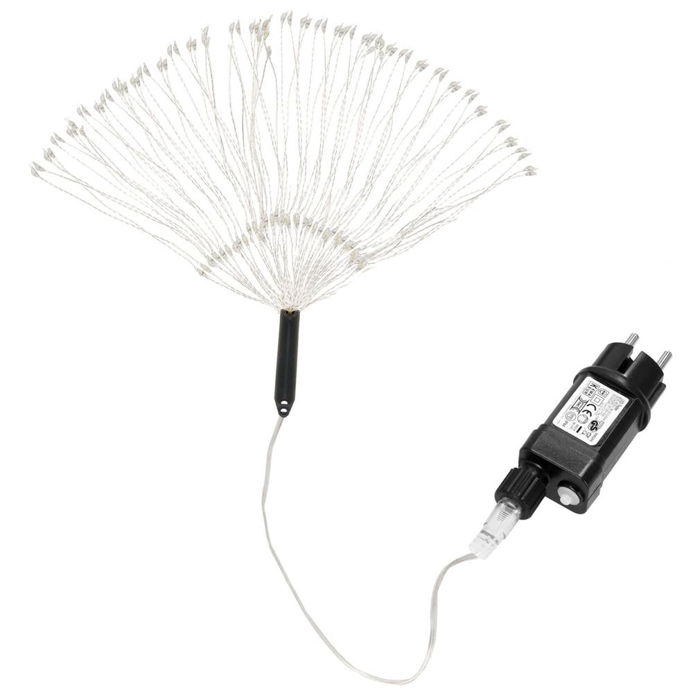 (DL) Instalatie lumina decorativa STAR cu 100 LED-uri, diametru 40cm, telecomanda, iluminare multicolora