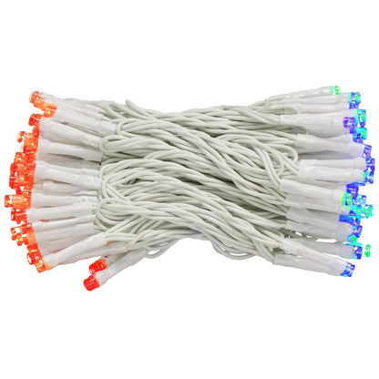 Instalatie lumini de exterior pentru gradina, 10.5 metri, 100 LED-uri, cu baterii, multicolor