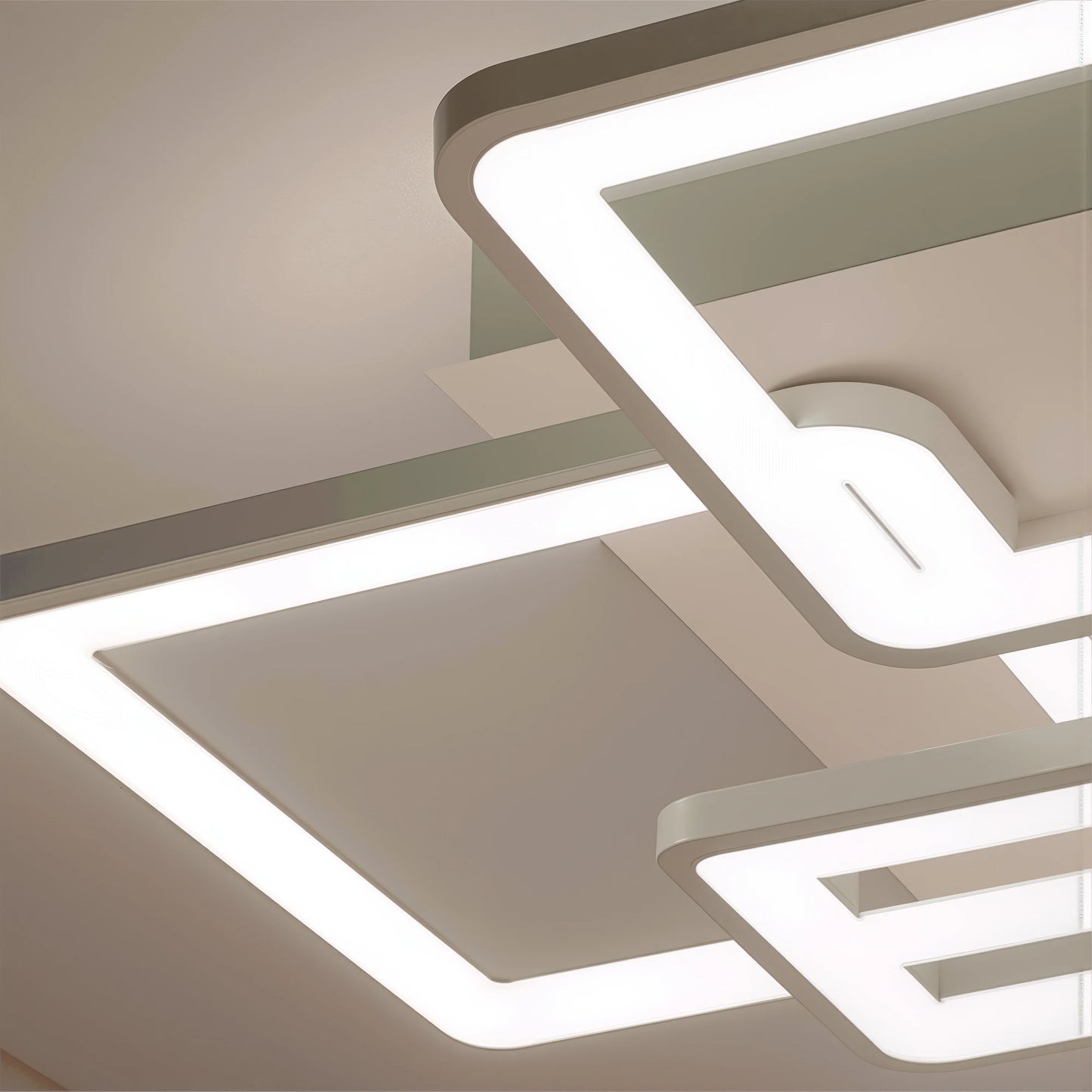 Lustra LED Mira cu Telecomanda, 114W, Dimabila, Alb