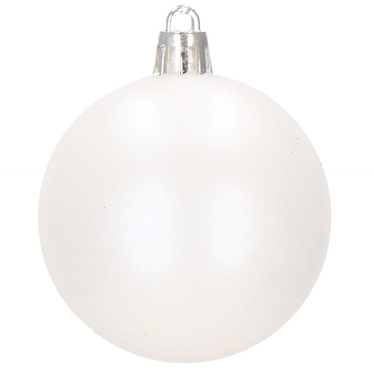 Set globuri si decoratiuni de Craciun, 86 piese, diverse dimensiuni, alb auriu