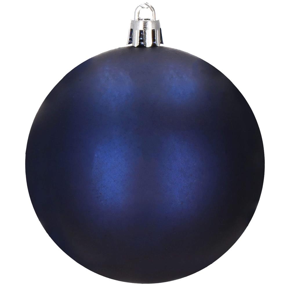 Set globuri de Craciun, 30 bucati, 6 modele, 8cm, albastru inchis