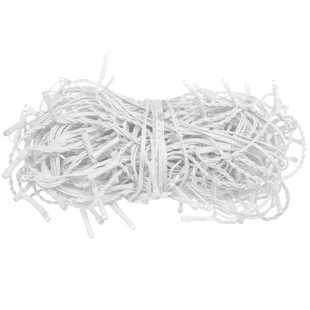 Ghirlanda luminoasa tip perdea 300 LED-uri, 12m, pentru interior/exterior, cu flash, iluminare alba