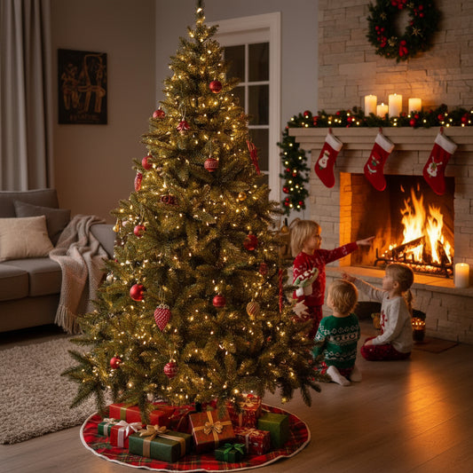 Brad artificial Christmas Deluxe by , Royal, 240cm