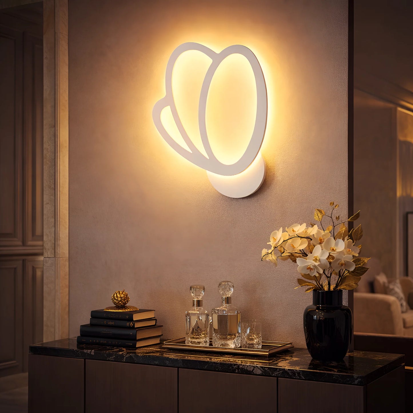 Aplica LED Tulip 24W Alb