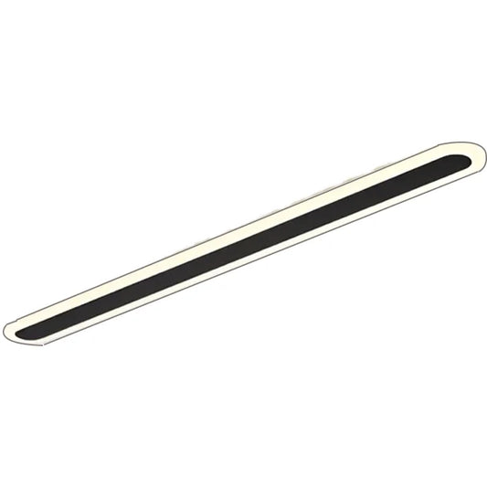Aplica LED de Exterior SUHA, Lungime 50cm, 6W, IP65, Metal, Liniar, Negru