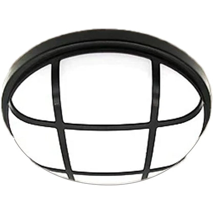 Aplica LED de Exterior AX311/218BK, Diametru 21.8cm, IP65, Lumina Calda