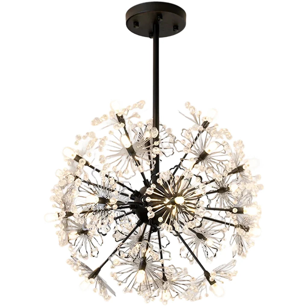 Candelabru Cristal PETERHOF Eleganza, 18x G4, Diametru 49cm, 18XG4, Negru