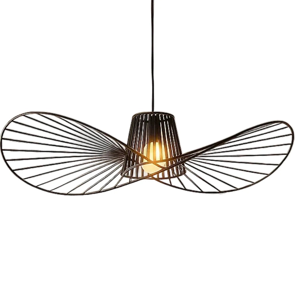 Lustra Suspendata ELIAS 57cm, 1x E27, Metal, Negru