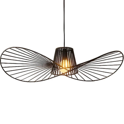 Lustra Suspendata ELIAS 57cm, 1x E27, Metal, Negru