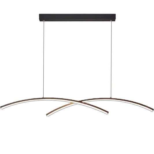 Lustra LED cu telecomanda STUDIO GILDIS, 30W, lumina Rece/Calda/Neutra, Dimabila, Negru