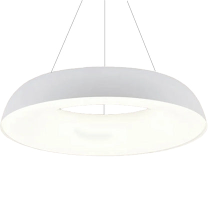 Lustra LED suspendata cu Telecomanda CHIARA, 37W, Lumina Rece/Calda/Neutra, Dimabila, Alb