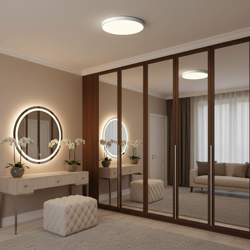 Plafoniera LED SOLIS 27cm 20W Lumina Neutra Alb