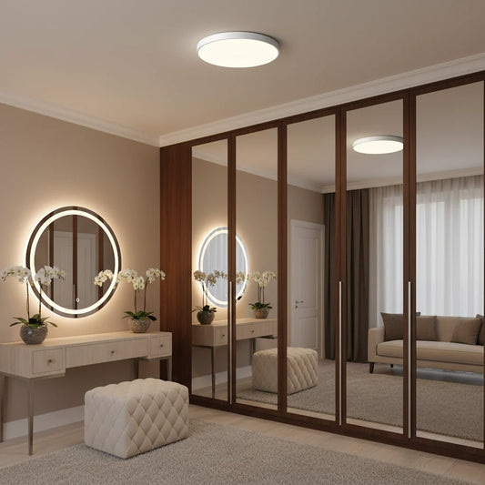Plafoniera LED SOLIS 27cm 20W Lumina Neutra Alb