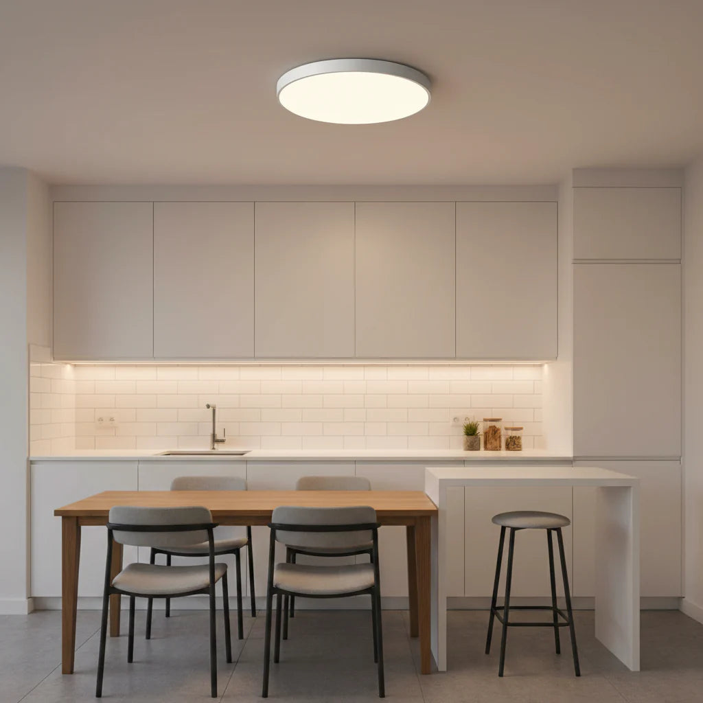 Plafoniera LED SOLIS 37cm 32W Lumina Neutra Alb