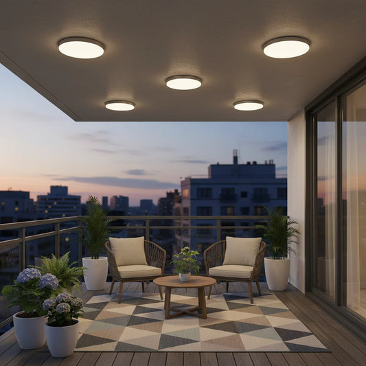 Plafoniera LED SOLIS 27cm 20W Lumina Neutra Alb