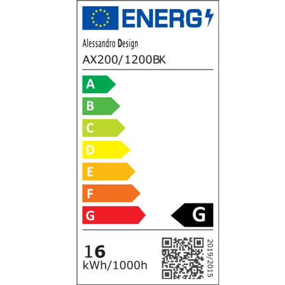 Aplica LED Exterior Mack 32W Alb Negru