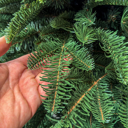 Brad artificial , Alaska, verde, mix 2D+3D, 210 cm