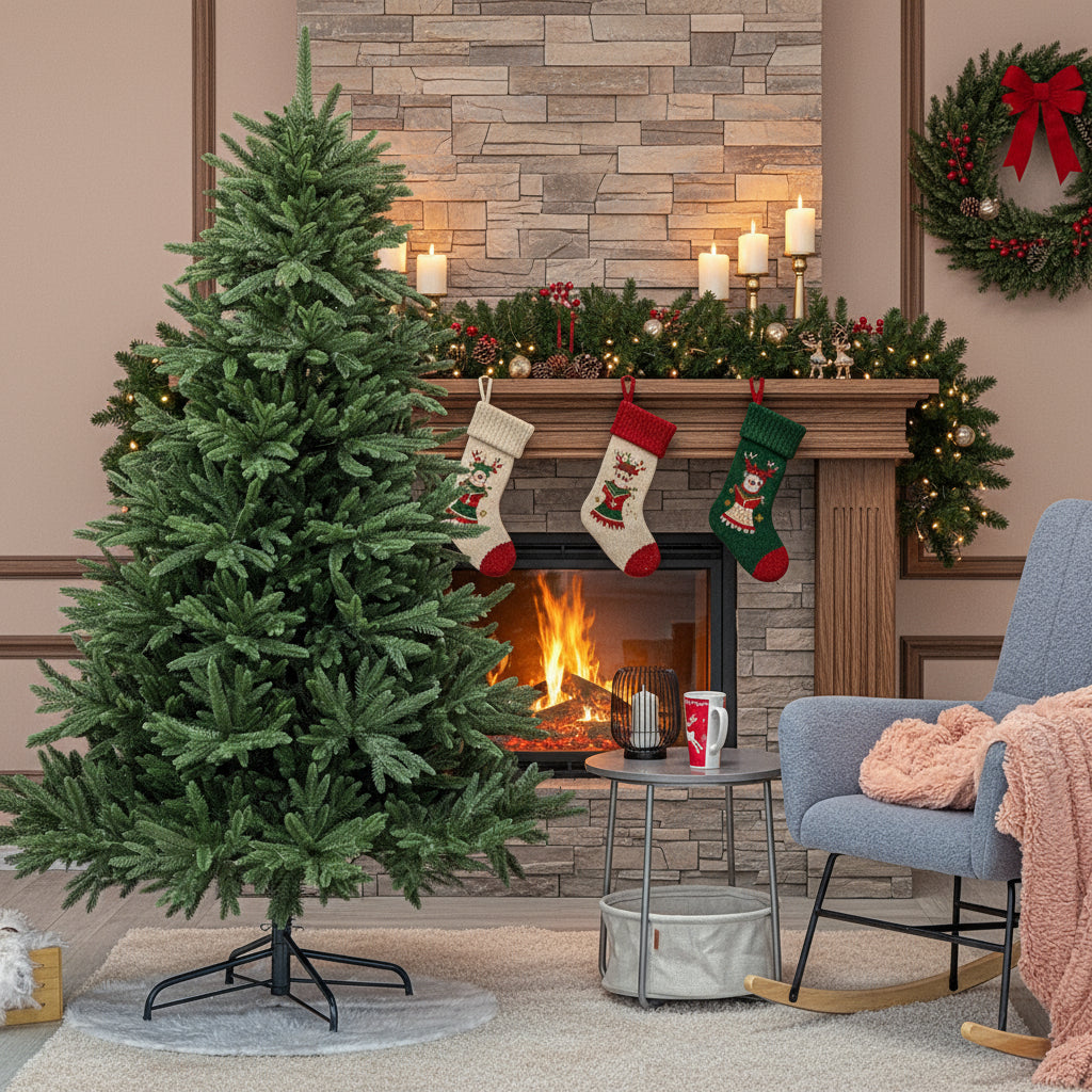 Brad artificial , Alpine, verde, integral 3D, 210 cm