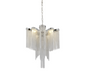 Candelabru Aurora, 4xE14, Diametru 43 cm, Inaltime 68 cm, Crom Lucios, Metal