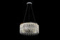 Candelabru LED ROYALE Nobile, Diametru 40 cm, Inaltime 120 cm, Lumina Rece/Neutra/Calda, Dimabila, Argintiu, Cristal, Otel