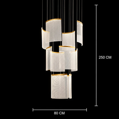 Candelabru Cristal LED 60W Alduino Auriu 80cm Auriu