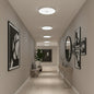 Plafoniera LED PL8001, D22cm, IP44, 8W, Lumina Rece 6000k, Plastic, Alb