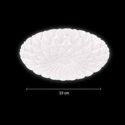Plafoniera LED 23 cm, 22W, 3000K / 4000K / 6000K, Alb, Metal si Acril