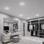 Spot LED ORBITA, 5W, Rotund, Lumina Rece + RGB, Alb, Rasina si Sticla