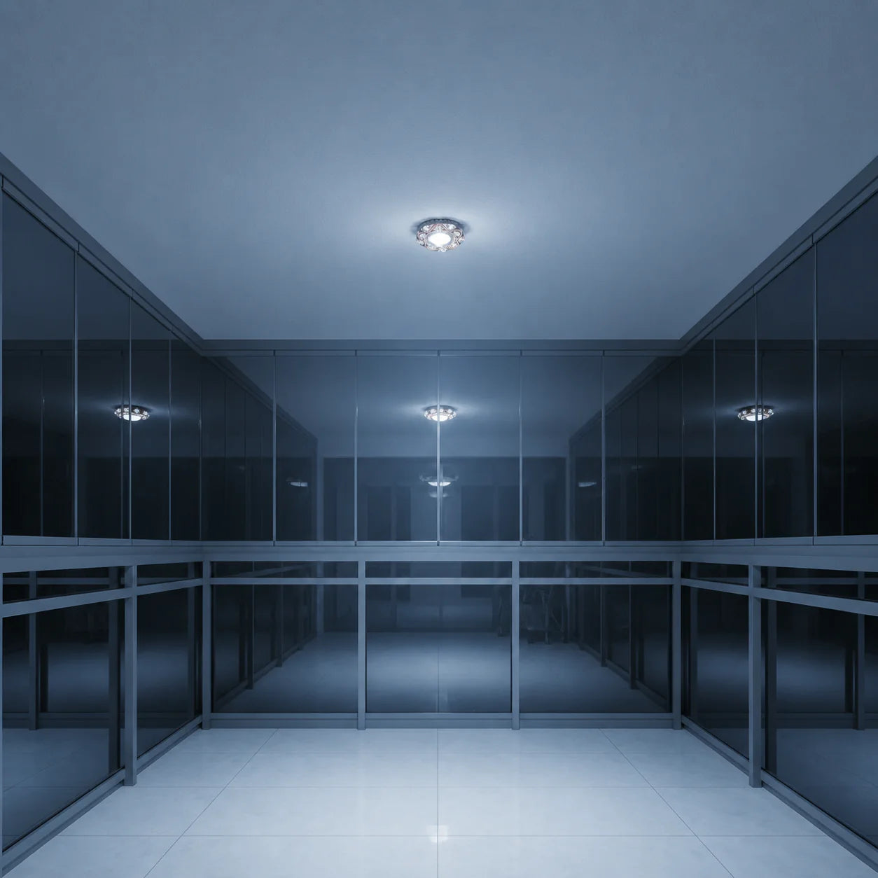 Spot LED ORBITA, 5W, Rotund, Lumina Rece / Calda, Bronz Antichizat, Rasina si Sticla