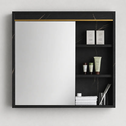 Set Mobilier pentru Baie 60x50cm 3 Piese Negru