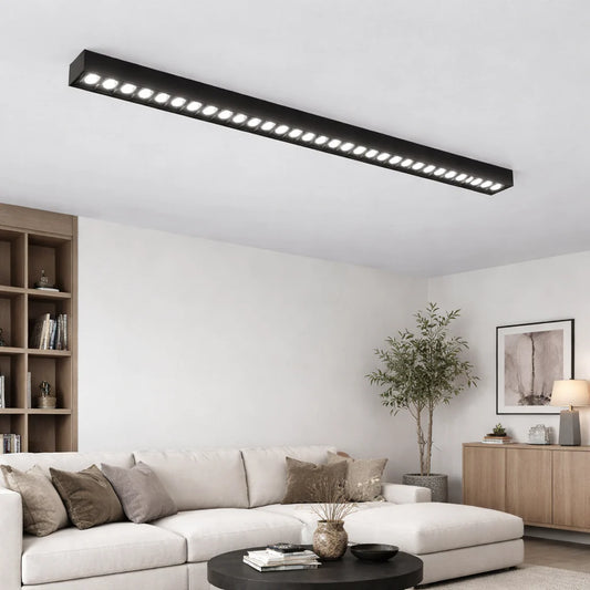 Proiector LED Liniar Aplicat Grila 30W, Lumina Neutra 4000k, 30 surse, 80 x 3.5 x 6.5 cm