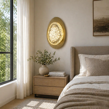 Aplica LED Decorativa GEM Lumina Rece/Neutra/Calda Auriu