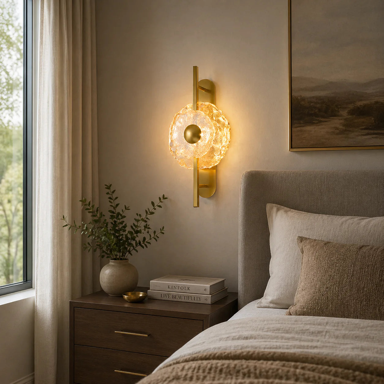 Aplica LED Decorativa ARC Ø30 cm Lumina Rece/Neutra/Calda Negru