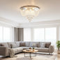 Candelabru LED Cristal MAGE Eleganza, 26W, Lumina Calda/Neutra/Rece, Diametru 50cm, Crom Lucios