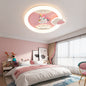 Lustra LED cu telecomanda 71W, Diametru 50cm, lumina Rece/Calda/Neutra, Roz