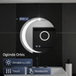 Oglinda LED Rotunda, 60cm, Orbis Touch, Sistem Dezaburire,Dimabila