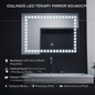 Oglinda LED Rectangulara 80x60cm Grid Light Basic Touch