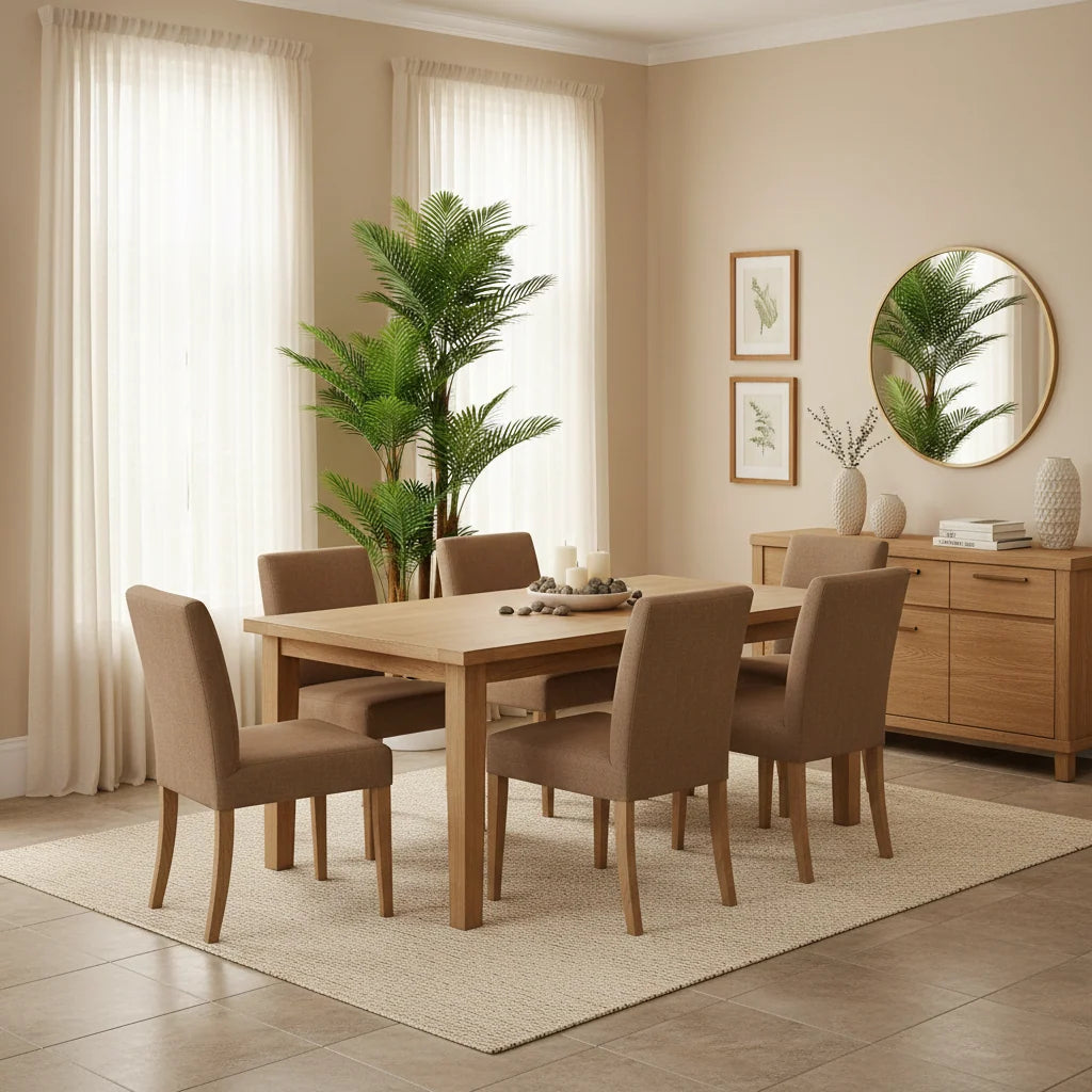 Decoratiune Palmier, Plastic, 4 brate, 170 cm, Verde